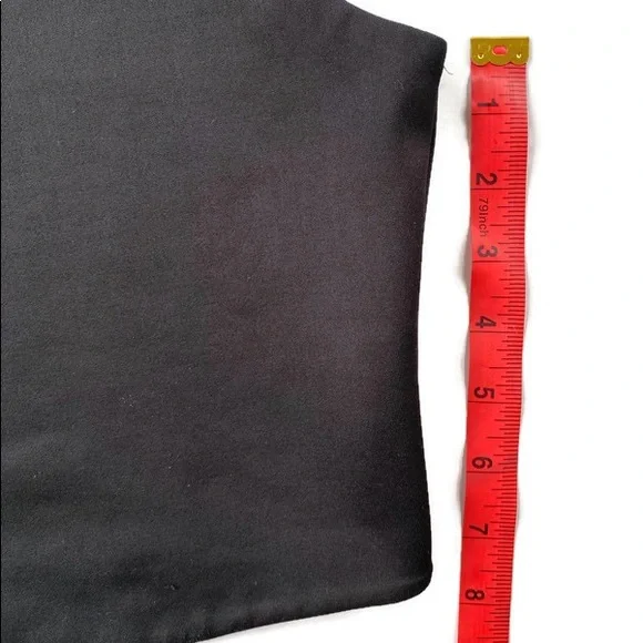 Zara Black Crop Top High Neck Tank - Picture 8 of 10